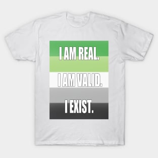 Aromantic pride: I am... T-Shirt